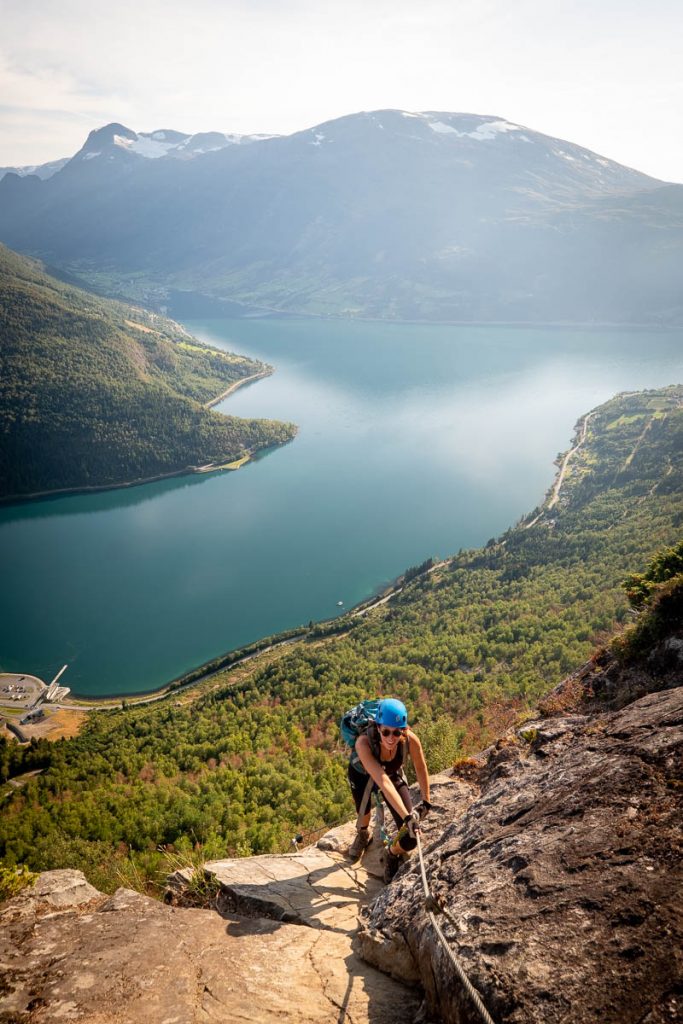 Via ferrata Loen Norway 9