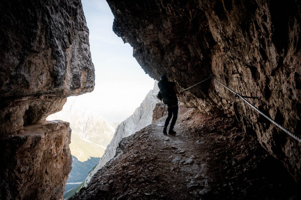 Via Ferrata Strada Degli Alpini Alpinisteig 9