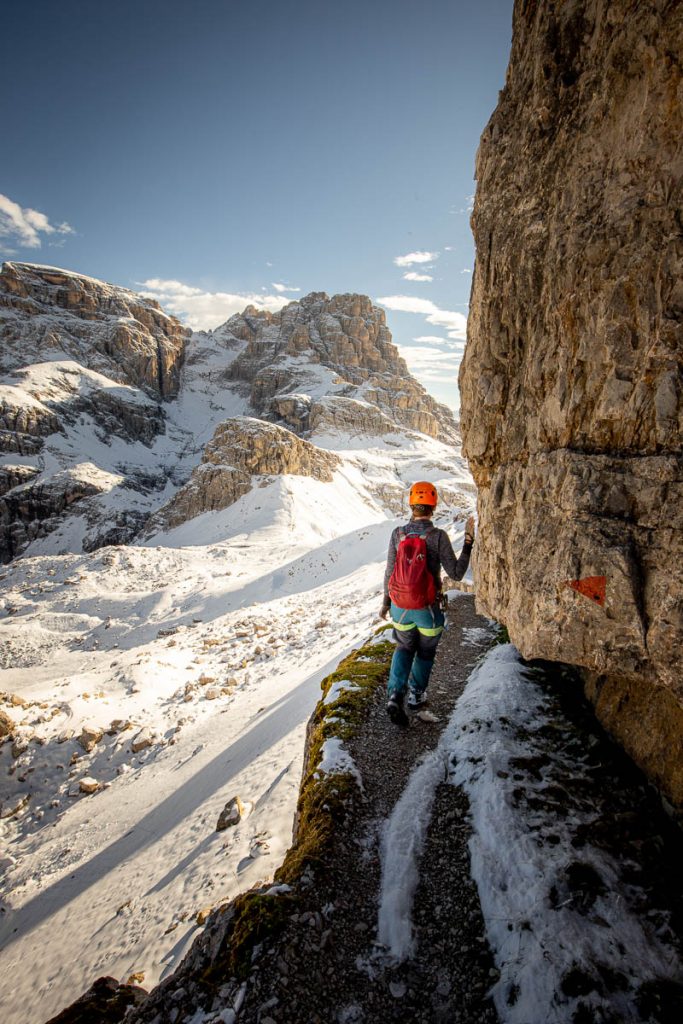 An Exciting 3-5 Day Hut-To-Hut Traverse Across Tre Cime Nature Park 19 Via Ferrata Torre Di Toblin 3
