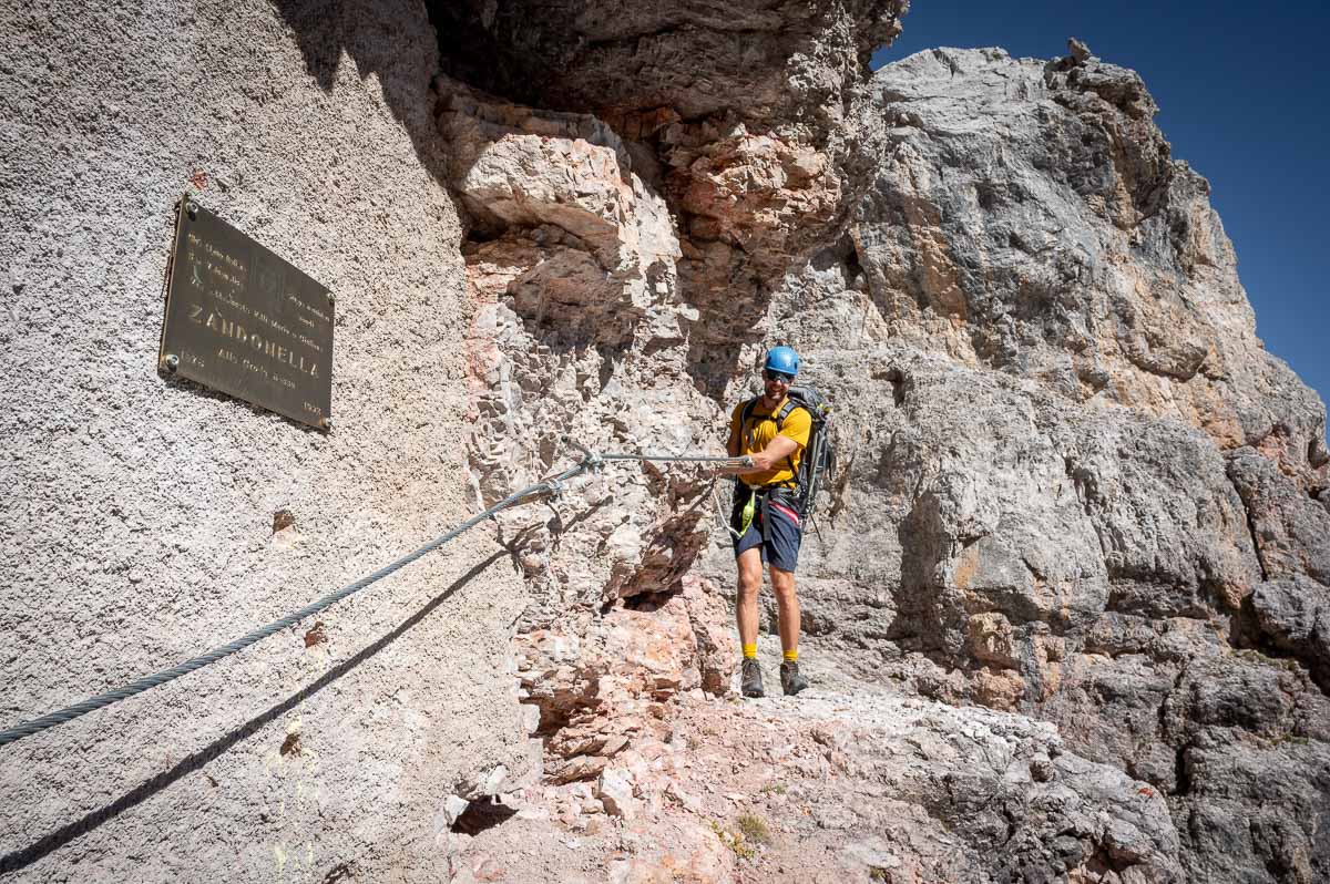 Via ferrata Zandonella 7